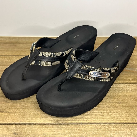 Coach Shoes - Coach flip flops